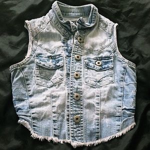 Sleeveless Denim Jacket